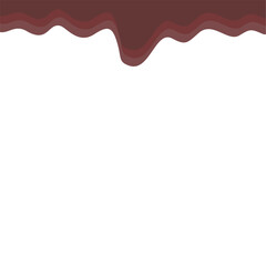 Dark Brown Melting Banner Top Page