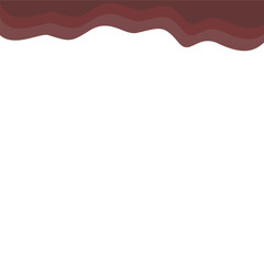 Dark Brown Melting Banner Top Page