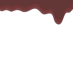 Dark Brown Melting Banner Top Page
