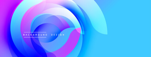 Abstract fluid shapes, vibrant blue, purple hues. Dynamic composition creates modern background, suitable for digital projects or branding materials. Smooth gradients offer visual interest.