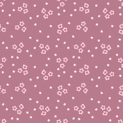 Japanese spring sakura blossom seamless pattern. Floral print. Perfect for tee, paper, textile and fabric