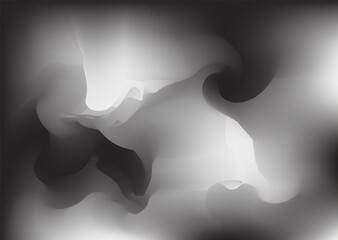 Gradient Monochrome Abstract Background with Grainy Texture 