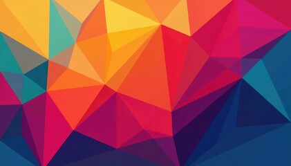 Fototapeta premium Geometric shapes create a modern, abstract pattern , modern, cool, colorful