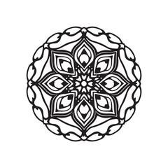 Mandala - hand drawn ornament.Mandala pattern.