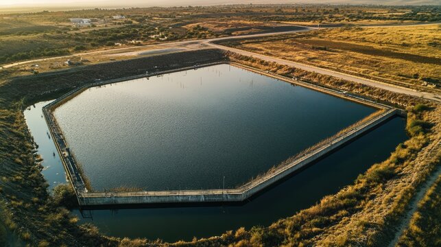 Large aquaculture dams