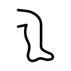 Leg Icon Vector Symbol Design Illustration