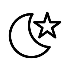 Moon Phase Icon Vector Symbol Design Illustration