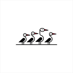 Birds vector illustration