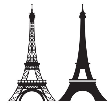 Eiffel in Contrast Detail vs. Silhouette
