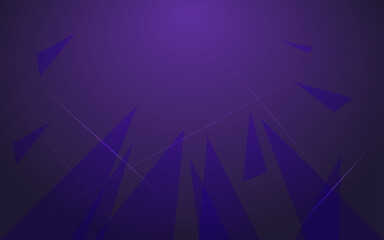 Dark violet Geometric Design with Futuristic Light Streaks, Modern Technology-Inspired Dark Purple Gradient Background