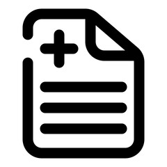 medical dashed line icon