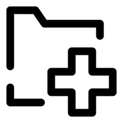 Obraz premium medical dashed line icon