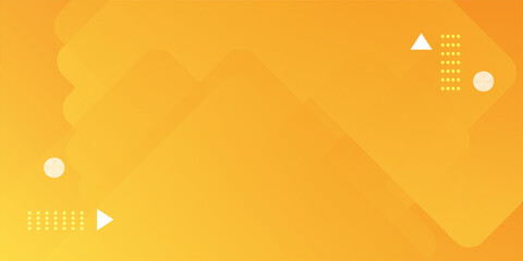 Abstract orange and yellow geometric style background. Dynamic shapes composition. Cool background design for posters. Vector illustration