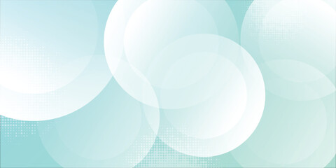 Minimalist banner background. Green and blue gradations style .Circle geometric background. Simple design. Vector. EPS 10