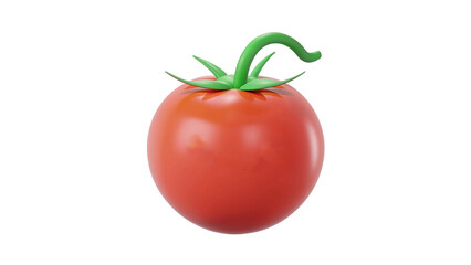 A ripe tomato illustration great for cooking, farming, or health and food designs.