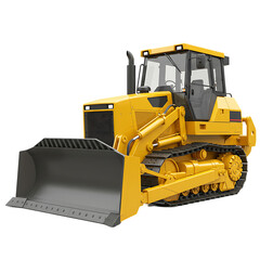 Fototapeta premium Powerful Bulldozer: Heavy Equipment Image