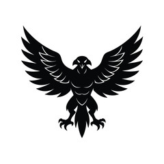 eagle with wings vector