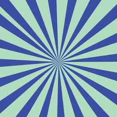 Blue shining light star burst background