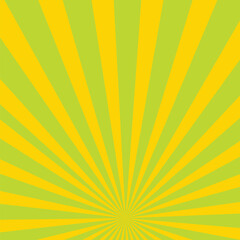 Abstract Bright yellow sun rays background