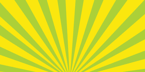 Abstract Bright yellow sun rays background