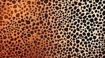 Leopard Spot Pattern: A striking close-up showcasing the iconic spotted pattern, the epitome of exotic appeal, meticulously rendered in detail. 