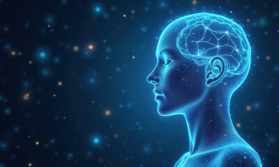 AI Brain, Digital Mind, Neural Network - AI & Machine Learning