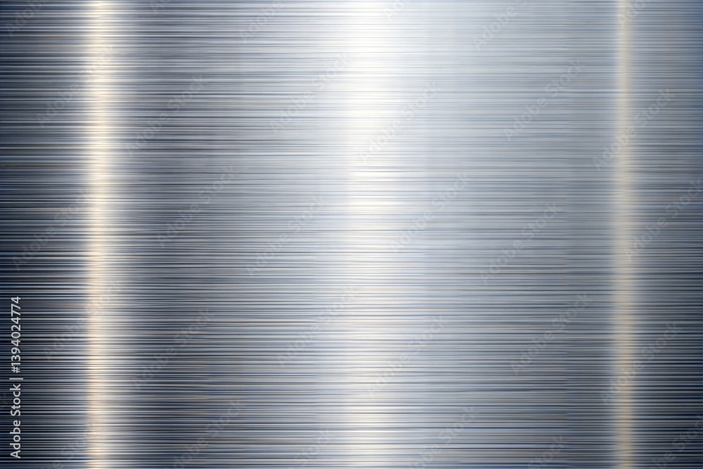Canvas Prints brushed metal background with gradient and chrome texture