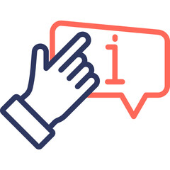 Fototapeta premium Learn More line color icon