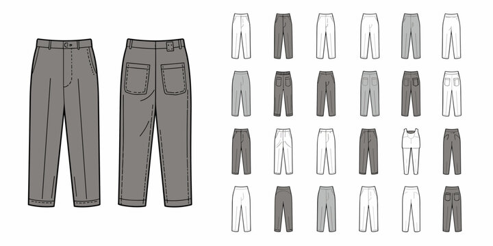 pants mockup, cloths mockup, silhouette mockups, mockups, digital, vector mockups, clothes, clothing, fashion, shirt, vector, pants, jacket, jeans, dress, illustration, suit, wear, set, design, style,