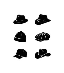 cap, hat, baseball, vector, illustration, clothing, helmet, design, icon, sport, fashion, template, set, symbol, headwear, head, style, uniform, accessory, color, blank, cloth, object, casual, sports,