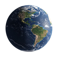 Fototapeta premium Earth Globe: High-Resolution Planet Image