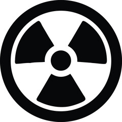 Fototapeta premium Glyph Icon Of Windmill With Three Blades On Transparent Background