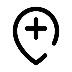 Obraz premium location and map dashed line icon