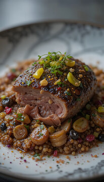 "What makes 'Şırdan' (spiced lamb stomach) a delicacy when prepared with foie gras and saffron-infused bulgur?"
