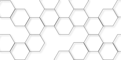 Geometric abstract hexagon technology background.. Abstract honeycomb background.. Vector illustration of hexagons pattern, Creative idea for medical technology or science design.	
