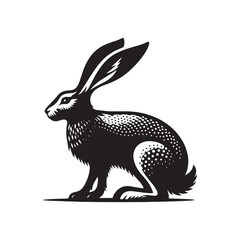 Hare Vector - Minimalist Hare Design - Hare Vector - Illustration of Hare.