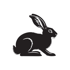 Hare Vector - Minimalist Hare Design - Hare Vector - Illustration of Hare.