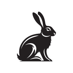 Hare Vector - Minimalist Hare Design - Hare Vector - Illustration of Hare.