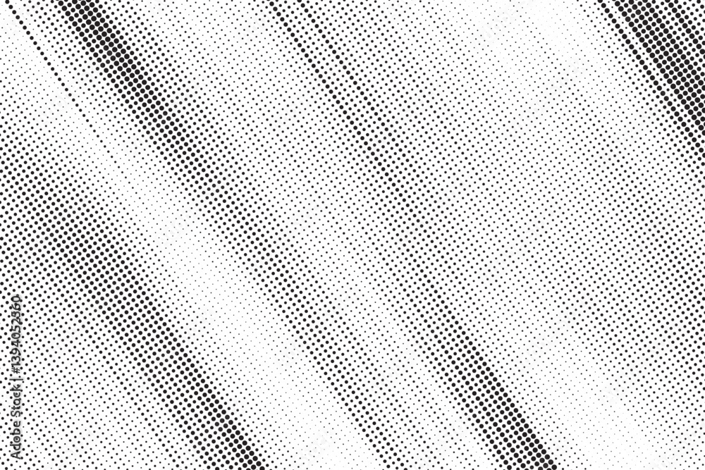 Poster Halftone background vector, abstract backdrop design with two tone pattern and copy space for edit your content