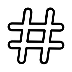 Fototapeta premium Hashtag Icon