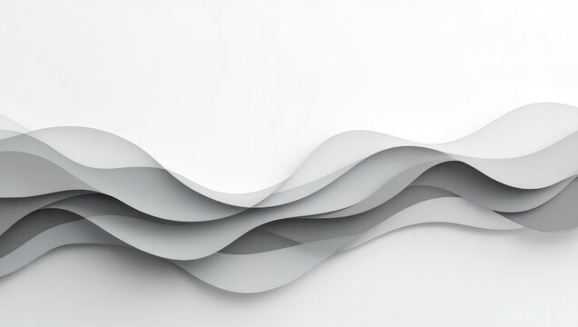 Futuristic blue and white wave design creates a digital gradient backdrop