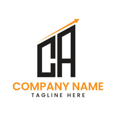  Minimalist Arrow Growth Logo Design