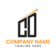  Minimalist Arrow Growth Logo Design