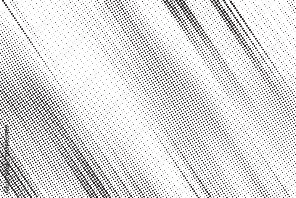 Poster Halftone background vector, abstract backdrop design with two tone pattern and copy space for edit your content