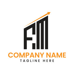  Minimalist Arrow Growth Logo Design