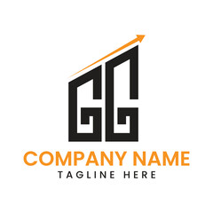  Minimalist Arrow Growth Logo Design