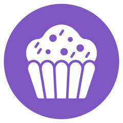 Chocolate Cupcake Icon