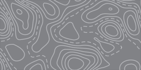 Black Background Vector Earth Relief Map with Conceptual Elevation, Using Geometric Fluid Lines to Represent Elevation Changes and Topographic Relief in an Artistic and Modern Style