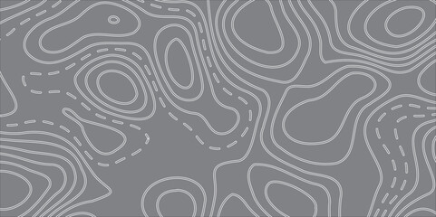 Black Background Vector Earth Relief Map with Conceptual Elevation, Using Geometric Fluid Lines to Represent Elevation Changes and Topographic Relief in an Artistic and Modern Style