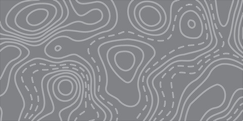 Black Background Vector Earth Relief Map with Conceptual Elevation, Using Geometric Fluid Lines to Represent Elevation Changes and Topographic Relief in an Artistic and Modern Style